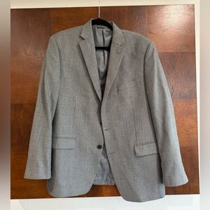 Ralph Lauren Black White Houndstooth Blazer 43R